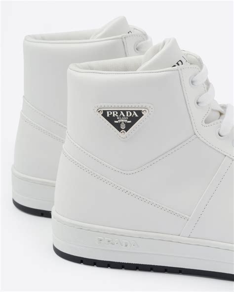 prada nere bianche|Prada Downtown High Top Sneaker (Men) .